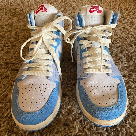 Nike Jordan 1 High Zoom Air CMFT 2 Phantom University Blue - Picture 4 of 11